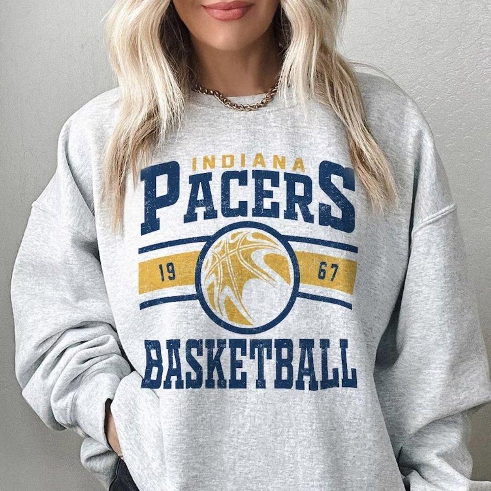 Indiana Basketball 1967 College Retro Graphic Fan Sweatshirt